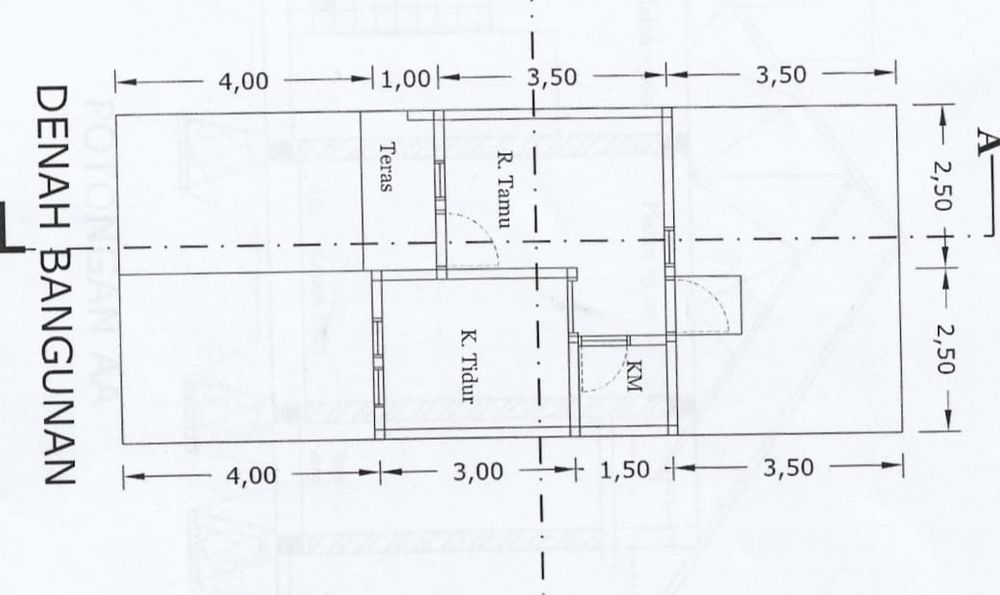 Layout Tipe 23/60 (subsidi)